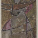 Władysław Kozioł | Nr ewid. 0008 | wym. 19,3x27,9 cm, technika: gwasz, papier Władysław Kozioł | Nr ewid. 0008 | wym. 19,3x27,9 cm, technika: gwasz, papier