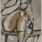 Władysław Kozioł | Nr ewid. 0019 | wym. 30x44,6 cm, technika: gwasz, papier Władysław Kozioł | Nr ewid. 0019 | wym. 30x44,6 cm, technika: gwasz, papier
