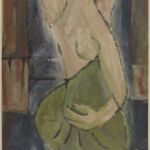 Władysław Kozioł | Nr ewid. 0023 | wym. 39,8x67 cm, technika: tempera, papier Władysław Kozioł | Nr ewid. 0023 | wym. 39,8x67 cm, technika: tempera, papier