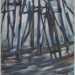 Władysław Kozioł | Nr ewid. 0028 | wym. 47,6x62,3 cm, technika: tempera, papier Władysław Kozioł | Nr ewid. 0028 | wym. 47,6x62,3 cm, technika: tempera, papier