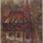 Władysław Kozioł | Nr ewid. 0035 | wym. 47x62,5cm, technika: tempera, papier Władysław Kozioł | Nr ewid. 0035 | wym. 47x62,5cm, technika: tempera, papier