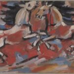Władysław Kozioł | Nr ewid. 0038 | wym. 60,8x47 cm, technika: gwasz, papier Władysław Kozioł | Nr ewid. 0038 | wym. 60,8x47 cm, technika: gwasz, papier