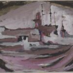 Władysław Kozioł | Nr ewid. 0040 | wym. 56,6x47,5 cm, technika: gwasz, papier Władysław Kozioł | Nr ewid. 0040 | wym. 56,6x47,5 cm, technika: gwasz, papier