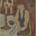 Władysław Kozioł | Nr ewid. 0043 | wym. 40,5x67,6 cm, technika: tempera, papier Władysław Kozioł | Nr ewid. 0043 | wym. 40,5x67,6 cm, technika: tempera, papier