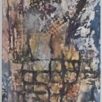 Władysław Kozioł | Nr ewid. 0049 | wym. 35,6x46,6 cm, technika: gwasz, akwarela, papier preparowany Władysław Kozioł | Nr ewid. 0049 | wym. 35,6x46,6 cm, technika: gwasz, akwarela, papier preparowany