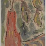 Władysław Kozioł | Nr ewid. 0052 | wym. 35,7x61,1 cm, technika: akwarela, papier Władysław Kozioł | Nr ewid. 0052 | wym. 35,7x61,1 cm, technika: akwarela, papier