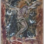 Władysław Kozioł | Nr ewid. 0057 | wym. 29,4x40,8 cm, technika: gwasz, akwarela, papier preparowany Władysław Kozioł | Nr ewid. 0057 | wym. 29,4x40,8 cm, technika: gwasz, akwarela, papier preparowany