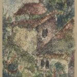 Władysław Kozioł | Nr ewid. 0074 | wym. 20,3x27,1 cm, technika: akwarela, papier, miejsce: Sanok Władysław Kozioł | Nr ewid. 0074 | wym. 20,3x27,1 cm, technika: akwarela, papier, miejsce: Sanok