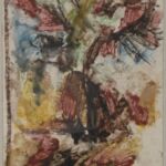 Władysław Kozioł | Nr ewid. 0076 | wym. 16,5x28,3 cm, technika: kredka żywiczna, papier Władysław Kozioł | Nr ewid. 0076 | wym. 16,5x28,3 cm, technika: kredka żywiczna, papier
