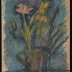 Władysław Kozioł | Nr ewid. 0081 | wym. 22,2x31 cm, technika: kredka, papier Władysław Kozioł | Nr ewid. 0081 | wym. 22,2x31 cm, technika: kredka, papier
