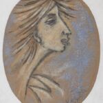 Władysław Kozioł | Nr ewid. 0086 | wym. 22,2x29,4 cm, technika: tempera, karton Władysław Kozioł | Nr ewid. 0086 | wym. 22,2x29,4 cm, technika: tempera, karton