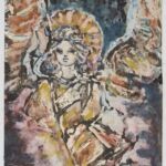 Władysław Kozioł | Nr ewid. 0098 | wym. 29,5x43,1 cm, technika: gwasz, akwarela, papier preparowany Władysław Kozioł | Nr ewid. 0098 | wym. 29,5x43,1 cm, technika: gwasz, akwarela, papier preparowany