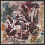 Władysław Kozioł | Nr ewid. 0104 | wym. 19x19 cm, technika: akwarela, gwasz, papier preparowany Władysław Kozioł | Nr ewid. 0104 | wym. 19x19 cm, technika: akwarela, gwasz, papier preparowany