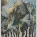 Władysław Kozioł | Nr ewid. 0107 | wym. 19,8x28,2 cm, technika: gwasz, papier Władysław Kozioł | Nr ewid. 0107 | wym. 19,8x28,2 cm, technika: gwasz, papier
