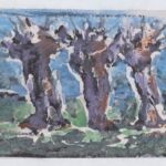 Władysław Kozioł | Nr ewid. 0112 | wym. 17,6x13,3 cm, technika: akwarela, papier Władysław Kozioł | Nr ewid. 0112 | wym. 17,6x13,3 cm, technika: akwarela, papier