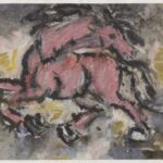 Władysław Kozioł | Nr ewid. 0116 | wym. 37x24,6 cm, technika: gwasz, akwarela, papier Władysław Kozioł | Nr ewid. 0116 | wym. 37x24,6 cm, technika: gwasz, akwarela, papier