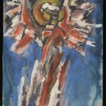 Władysław Kozioł | Nr ewid. 0117 | wym. 29x43,9 cm, technika: pastel, węgiel, kredka, gwasz, papier Władysław Kozioł | Nr ewid. 0117 | wym. 29x43,9 cm, technika: pastel, węgiel, kredka, gwasz, papier
