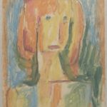 Władysław Kozioł | Nr ewid. 0120 | wym. 28x37,7 cm, technika: pastel, papier Władysław Kozioł | Nr ewid. 0120 | wym. 28x37,7 cm, technika: pastel, papier