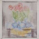 Władysław Kozioł | Nr ewid. 0122 | wym. 8,4x8,9 cm, technika: kredka, papier Władysław Kozioł | Nr ewid. 0122 | wym. 8,4x8,9 cm, technika: kredka, papier