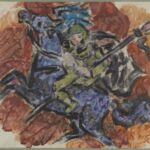 Władysław Kozioł | Nr ewid. 0125 | wym. 34,5x27 cm, technika: kredka żywiczna, papier Władysław Kozioł | Nr ewid. 0125 | wym. 34,5x27 cm, technika: kredka żywiczna, papier