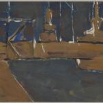 Władysław Kozioł | Nr ewid. 0144 | wym. 46x23,3 cm, technika: gwasz, papier Władysław Kozioł | Nr ewid. 0144 | wym. 46x23,3 cm, technika: gwasz, papier