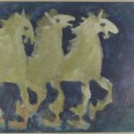 Władysław Kozioł | Nr ewid. 0147 | wym. 82,2x56,5 cm, technika: gwasz, papier Władysław Kozioł | Nr ewid. 0147 | wym. 82,2x56,5 cm, technika: gwasz, papier