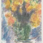 Władysław Kozioł | Nr ewid. 0152 | wym. 19,2x21,7 cm, technika: akwarela, gwasz, pastel, papier Władysław Kozioł | Nr ewid. 0152 | wym. 19,2x21,7 cm, technika: akwarela, gwasz, pastel, papier