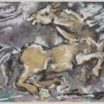 Władysław Kozioł | Nr ewid. 0155 | wym. 40,3x29,8 cm, technika: akwarela, gwasz, papier Władysław Kozioł | Nr ewid. 0155 | wym. 40,3x29,8 cm, technika: akwarela, gwasz, papier