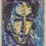 Władysław Kozioł | Nr ewid. 0165 | wym. 15,1x20 cm, technika: kredka woskowa, papier Władysław Kozioł | Nr ewid. 0165 | wym. 15,1x20 cm, technika: kredka woskowa, papier