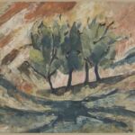 Władysław Kozioł | Nr ewid. 0193 | wym. 45,6x32,3 cm, technika: gwasz, papier Władysław Kozioł | Nr ewid. 0193 | wym. 45,6x32,3 cm, technika: gwasz, papier