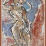 Władysław Kozioł | Nr ewid. 0206 | wym. 27,9x41 cm, technika: akwarela, gwasz, papier Władysław Kozioł | Nr ewid. 0206 | wym. 27,9x41 cm, technika: akwarela, gwasz, papier