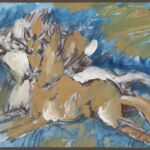 Władysław Kozioł | Nr ewid. 0216 | wym. 33,5x22,3 cm, technika: akwarela, gwasz, papier Władysław Kozioł | Nr ewid. 0216 | wym. 33,5x22,3 cm, technika: akwarela, gwasz, papier