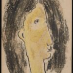 Władysław Kozioł | Nr ewid. 0242 | wym. 21,6x30,6 cm, technika: kredka, papier Władysław Kozioł | Nr ewid. 0242 | wym. 21,6x30,6 cm, technika: kredka, papier