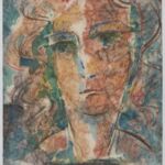 Władysław Kozioł | Nr ewid. 0245 | wym. 16,7x23,2 cm, technika: akwarela, kredka papier Władysław Kozioł | Nr ewid. 0245 | wym. 16,7x23,2 cm, technika: akwarela, kredka papier