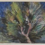 Władysław Kozioł | Nr ewid. 0258 | wym. 15,1x11,9 cm, technika: akwarela, pastel, papier Władysław Kozioł | Nr ewid. 0258 | wym. 15,1x11,9 cm, technika: akwarela, pastel, papier