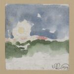 Władysław Kozioł | Nr ewid. 0268 | wym. 10,1x10,2 cm, technika: akwarela, papier Władysław Kozioł | Nr ewid. 0268 | wym. 10,1x10,2 cm, technika: akwarela, papier