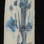 Władysław Kozioł | Nr ewid. 0270 | wym. 9,5x17 cm, technika: akwarela, papier Władysław Kozioł | Nr ewid. 0270 | wym. 9,5x17 cm, technika: akwarela, papier