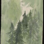 Władysław Kozioł | Nr ewid. 0274 | wym. 15,9x21,1cm, technika: akwarela, papier Władysław Kozioł | Nr ewid. 0274 | wym. 15,9x21,1cm, technika: akwarela, papier