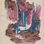 Władysław Kozioł | Nr ewid. 0277 | wym. 17,3x24,5 cm, technika: kredka żywiczna, papier Władysław Kozioł | Nr ewid. 0277 | wym. 17,3x24,5 cm, technika: kredka żywiczna, papier