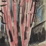 Władysław Kozioł | Nr ewid. 0284 | wym. 20,3x28,8 cm, technika: akwarela, papier Władysław Kozioł | Nr ewid. 0284 | wym. 20,3x28,8 cm, technika: akwarela, papier