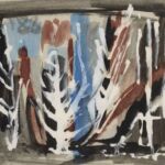 Władysław Kozioł | Nr ewid. 0287 | wym. 28,9x20,6 cm, technika: akwarela, gwasz, papier Władysław Kozioł | Nr ewid. 0287 | wym. 28,9x20,6 cm, technika: akwarela, gwasz, papier