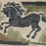 Władysław Kozioł | Nr ewid. 0300 | wym. 29,2x20,9 cm, technika: akwarela, papier Władysław Kozioł | Nr ewid. 0300 | wym. 29,2x20,9 cm, technika: akwarela, papier