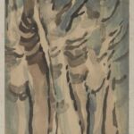 Władysław Kozioł | Nr ewid. 0302 | wym. 13,9x19 cm, technika: akwarela, papier Władysław Kozioł | Nr ewid. 0302 | wym. 13,9x19 cm, technika: akwarela, papier