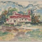 Władysław Kozioł | Nr ewid. 0323 | wym. 39x66,6 cm, technika: tempera, papier Władysław Kozioł | Nr ewid. 0323 | wym. 39x66,6 cm, technika: tempera, papier