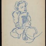 Władysław Kozioł | Nr ewid. 0325 | wym. 60x27,5 cm, technika: gwasz, papier Władysław Kozioł | Nr ewid. 0325 | wym. 60x27,5 cm, technika: gwasz, papier
