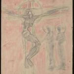 Władysław Kozioł | Nr ewid. 0328 | wym. 39x66,6 cm, technika: tempera, papier Władysław Kozioł | Nr ewid. 0328 | wym. 39x66,6 cm, technika: tempera, papier