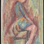 Władysław Kozioł | Nr ewid. 0330 | wym. 63x44 cm, technika: tempera, karton Władysław Kozioł | Nr ewid. 0330 | wym. 63x44 cm, technika: tempera, karton