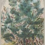 Władysław Kozioł | Nr ewid. 0345 | wym. 60x27,5 cm, technika: gwasz, papier Władysław Kozioł | Nr ewid. 0345 | wym. 60x27,5 cm, technika: gwasz, papier