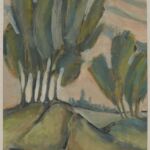 Władysław Kozioł | Nr ewid. 0355 | wym. 60x27,5 cm, technika: gwasz, papier Władysław Kozioł | Nr ewid. 0355 | wym. 60x27,5 cm, technika: gwasz, papier