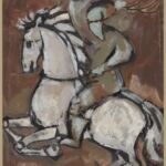 Władysław Kozioł | Nr ewid. 0358 | wym. 60x27,5 cm, technika: gwasz, papier Władysław Kozioł | Nr ewid. 0358 | wym. 60x27,5 cm, technika: gwasz, papier